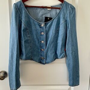 Levi’s | NWT Daryn Corset Long Sleeve Blouse